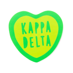 Kappa Delta Sweet Heart Decal