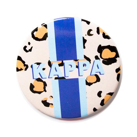 Kappa Kappa Gamma CHEETAH Stripe Button