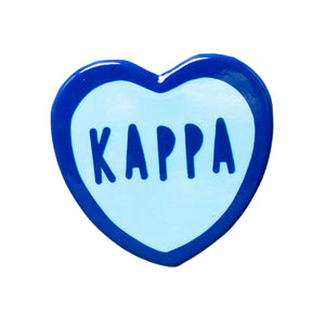 Kappa Sweet Heart Button – Moon Greek
