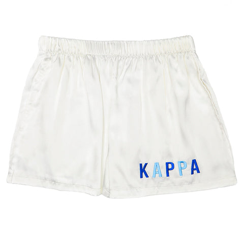 Kappa Kappa Gamma Embroidered Satin Short