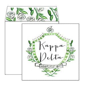 Kappa Delta MOTIF Greeting Card with Liner