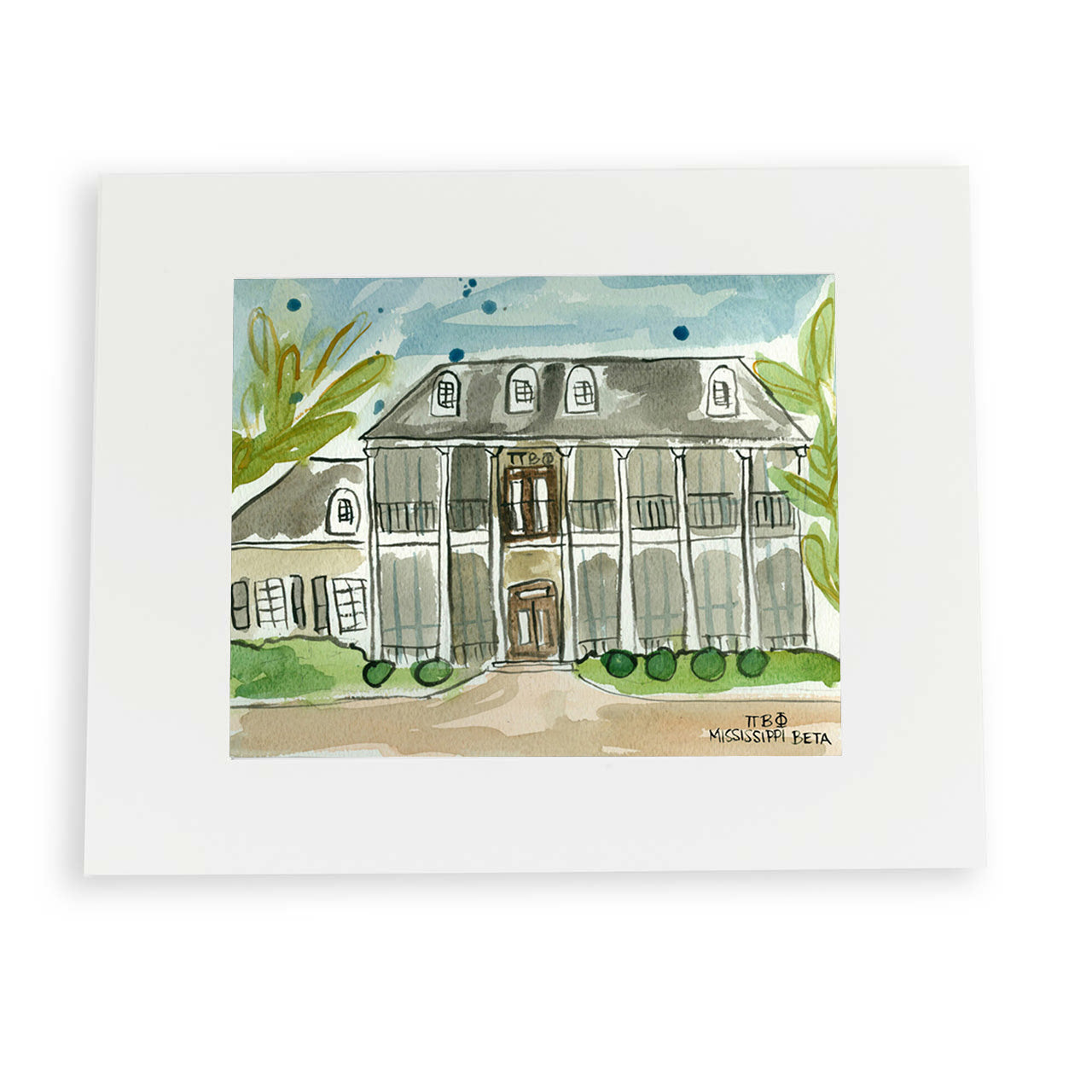 University of Mississippi House Print