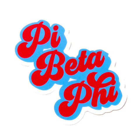 Pi Beta Phi RETRO Decal