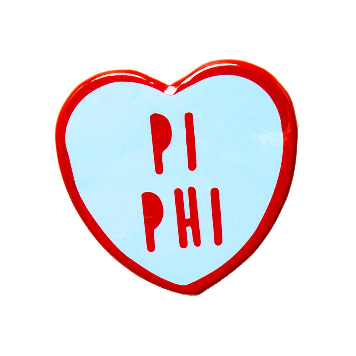 Pi Phi Sweet Heart Button