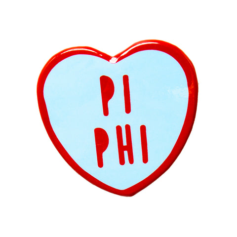 Pi Phi Sweet Heart Button