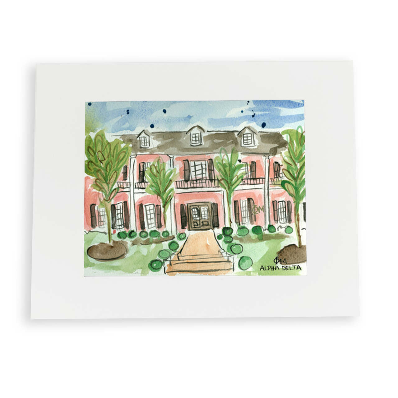 University of Mississippi House Print