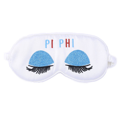 Pi Beta Phi Embroidered Satin Sleep Mask
