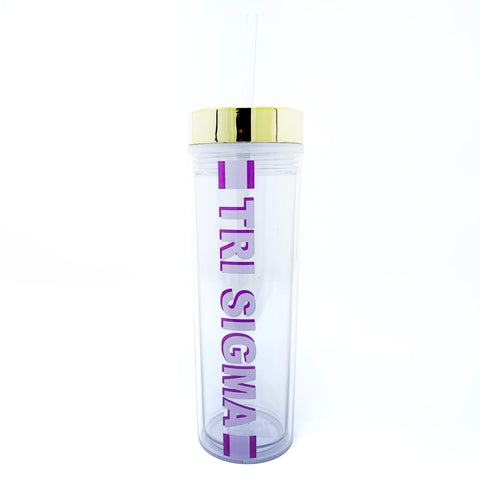 Tri-Sigma Double Chambered Water Bottle