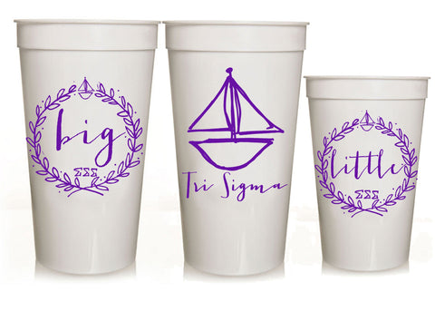 Tri-Sigma Little Sis Cup
