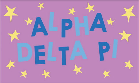 Alpha Delta Pi "Oh My Stars" Flag