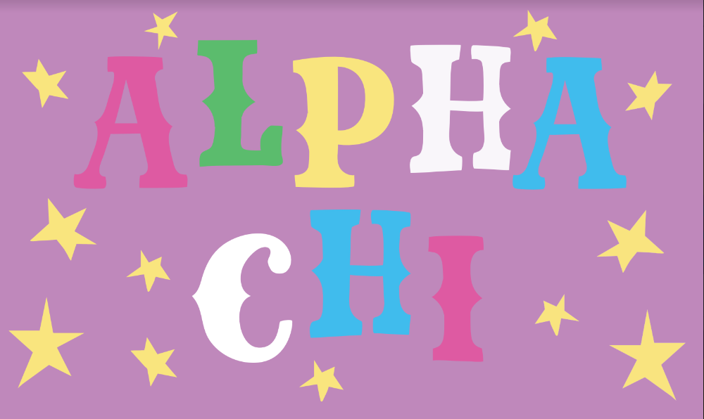 ALPHA CHI "Oh My Stars" Flag