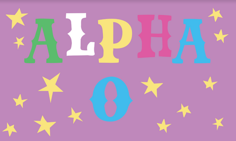 ALPHA O "Oh My Stars" Flag