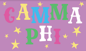 Gamma Phi Beta "Oh My Stars" Flag