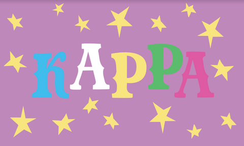 Kappa Kappa Gamma "Oh My Stars" Flag