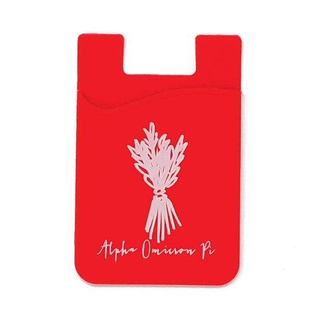 Alpha Omicron Pi Cell Phone Wallet