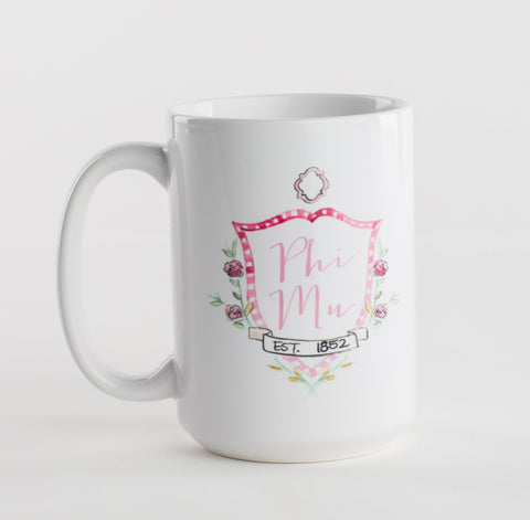 Phi Mu MOTIF Mug